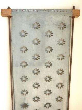 Rare plaque ancienne industrielle pour pochoirs
