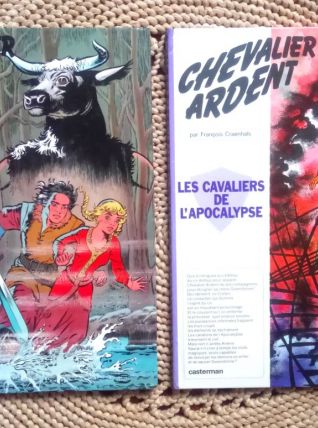 2 BD chevalier ardent - Casterman