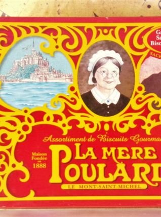 Boîte à biscuit métal "La mère Poulard"