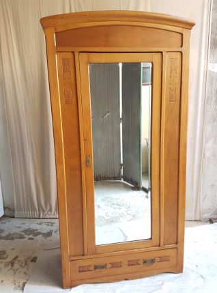 ARMOIRE VINTAGE A 1 PORTE VITREE 