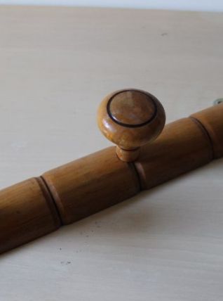 Portemanteau Patère bambou vintage 