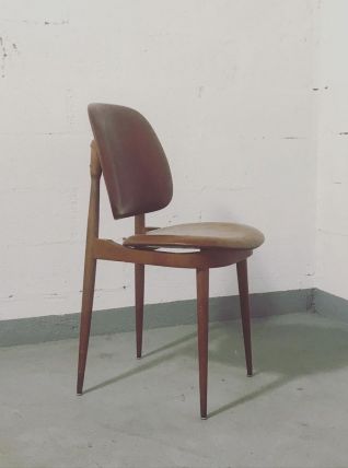 PIERRE GUARICHE pour BAUMANN Chaise « Pégase ».