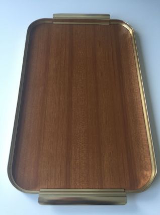 Plateau style Kaymet (laiton et Formica)