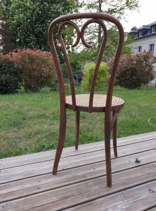 Chaise bistrot cannée Thonet 1950