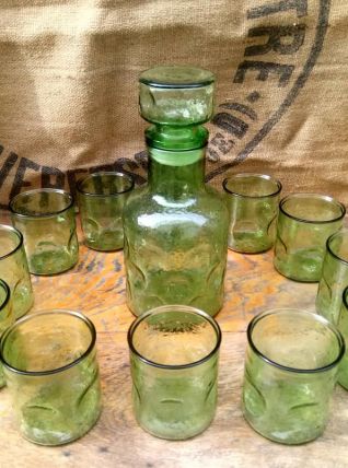 Service à orangeade ou à jus de fruits 12 verres