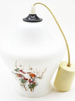 Suspension lampe en opaline enfant