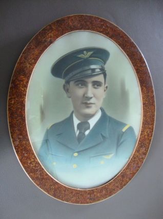 Cadre photo portrait d’aviateur