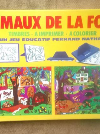 Timbres à imprimer "Animaux de la forêt" Fernand Nathan 