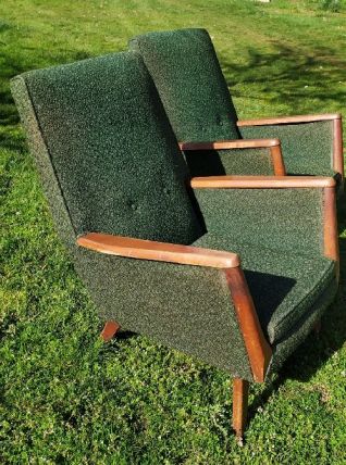 Paire de fauteuils vintage