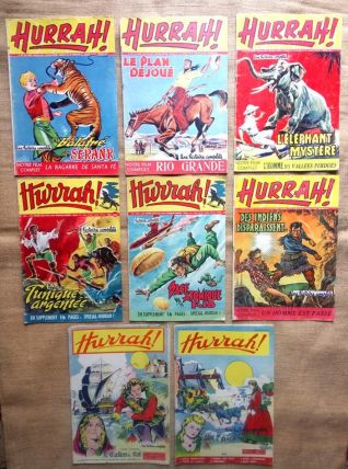 8 numéros "Hurrah" de 1954 et 1956 