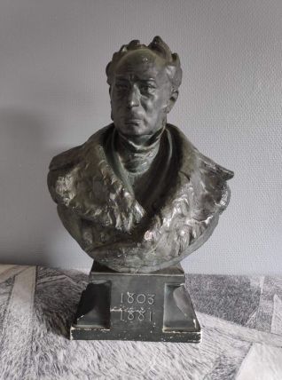 buste en plâtre de Charles Frédéric Kuhlmann