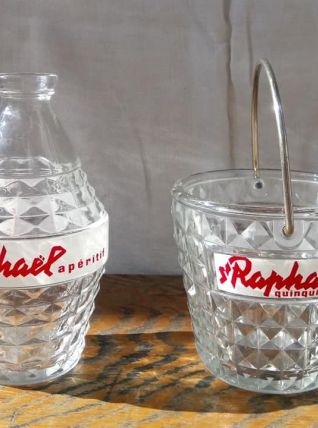 Carafe et seau à glaçons - Saint raphaël quinquina