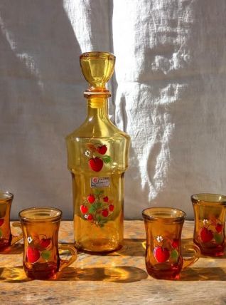 Joli service kristall Lubiana - Italie - Années 60/70