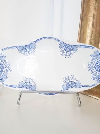 Ravier Terre de Fer K&amp;G LUNEVILLE modèle " MAURESQUE" Plat o