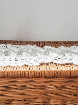 10 porte-couteaux verre vintage Made in France Porte couteau