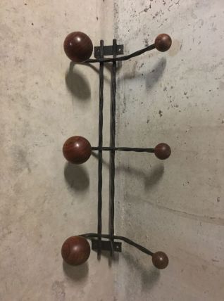 Patère 6 boules années 60