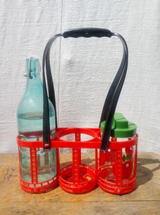Porte bouteille en plastique de la marque Clé - Années 60/70