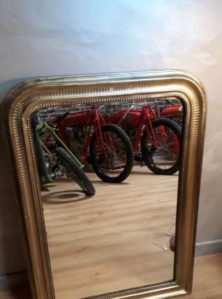 miroir louis philippe   86x62cm  dorè quelques default du a 