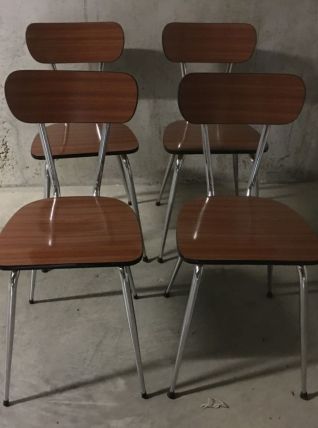 Chaises en formica années 60