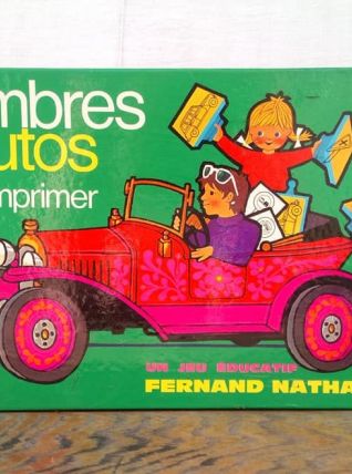 Timbres à imprimer "autos" de Fernand Nathan - Années 70
