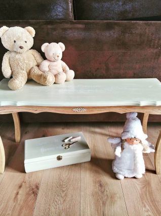 Petit banc "Campagne chic"