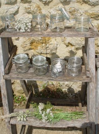 Lot de 8 petits bocaux à épices