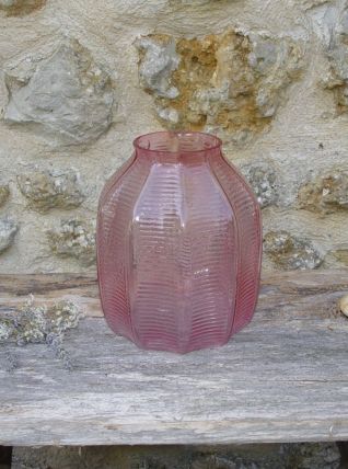Vase Art Déco rose 