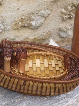 Lot de  3 paniers canards gigogne