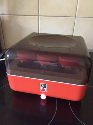 Yaoutière Vintage SEB Orange en très bon état