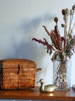 Figurine canard en laiton vintage 70's