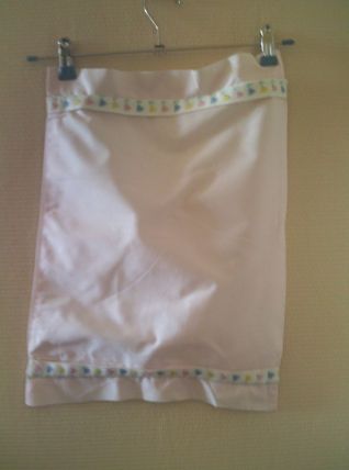 Taie d'oreiller rose clair pour enfant ou bébé vintage