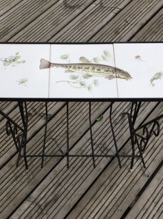 Kitschissime table d’appoint vintage 