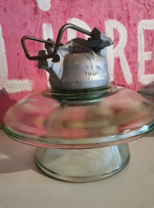 Isolateur électrique vintage haute tension verre
