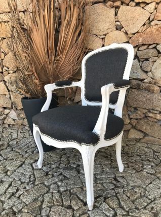 Fauteuil bergère Louis Philippe 1er