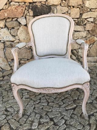 Fauteuil bergère Louis Philippe 1er