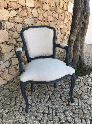 Fauteuil bergère Louis Philippe 1er 