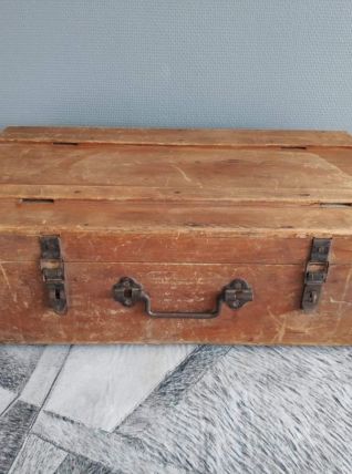 valise ancienne en bois