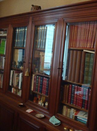 Bibliothèque en merisier 