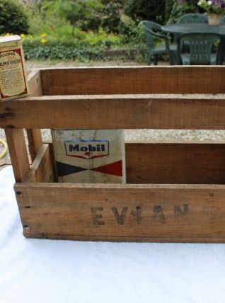 Caisse casier Eau Evian années 60