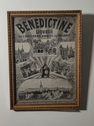 Affiche publicitaire "Bénédictine" 1906