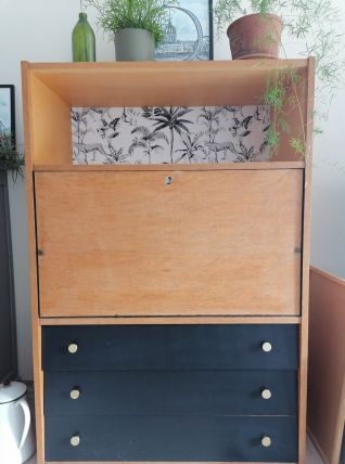 secrétaire vitrine années 50