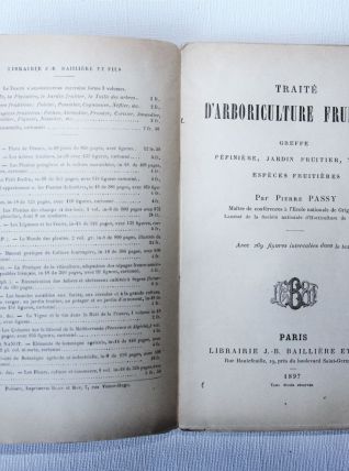 Traité d'arboriculture fruitière. Pierre Passy. 1897