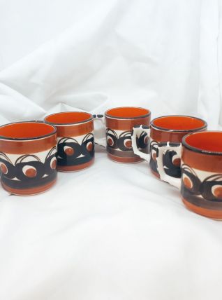 Ensemble de 9 tasses SMF Schramberg