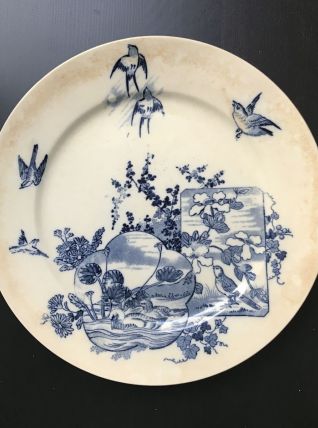 Assiette Vintage Lunéville K&amp;G 1880 23 cm 