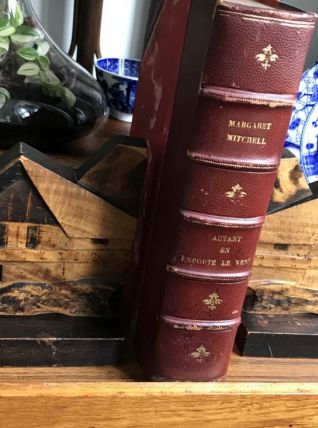 Serre-livres Décor Alpes -vintage 1976