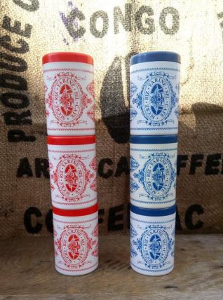 Lot de 6 boites de conservation Pernod 