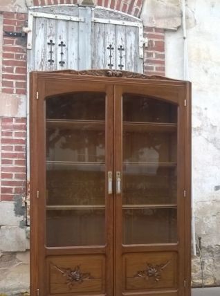 vitrine année 50 style art déco