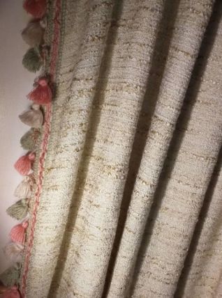 Double rideaux vintage