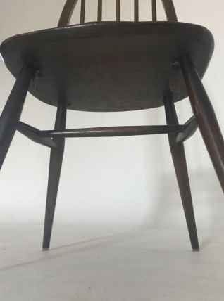 Lot de 4 chaises Ercol estampillées