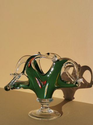 Porte serviette en verre soufflé Murano